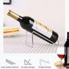 Versatile Wrought Iron Designed Wine Holder Functional Artistic Wine Holder for Stylish Bottle Organization Stand Rack