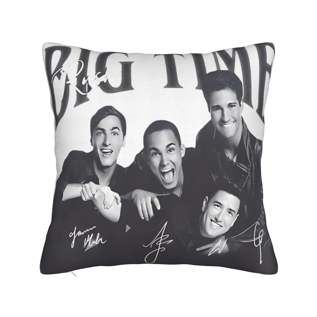 Pillow Case Big Time Rush Print Pillow Cover For Living Room Bed Chair Funny Pillowcases