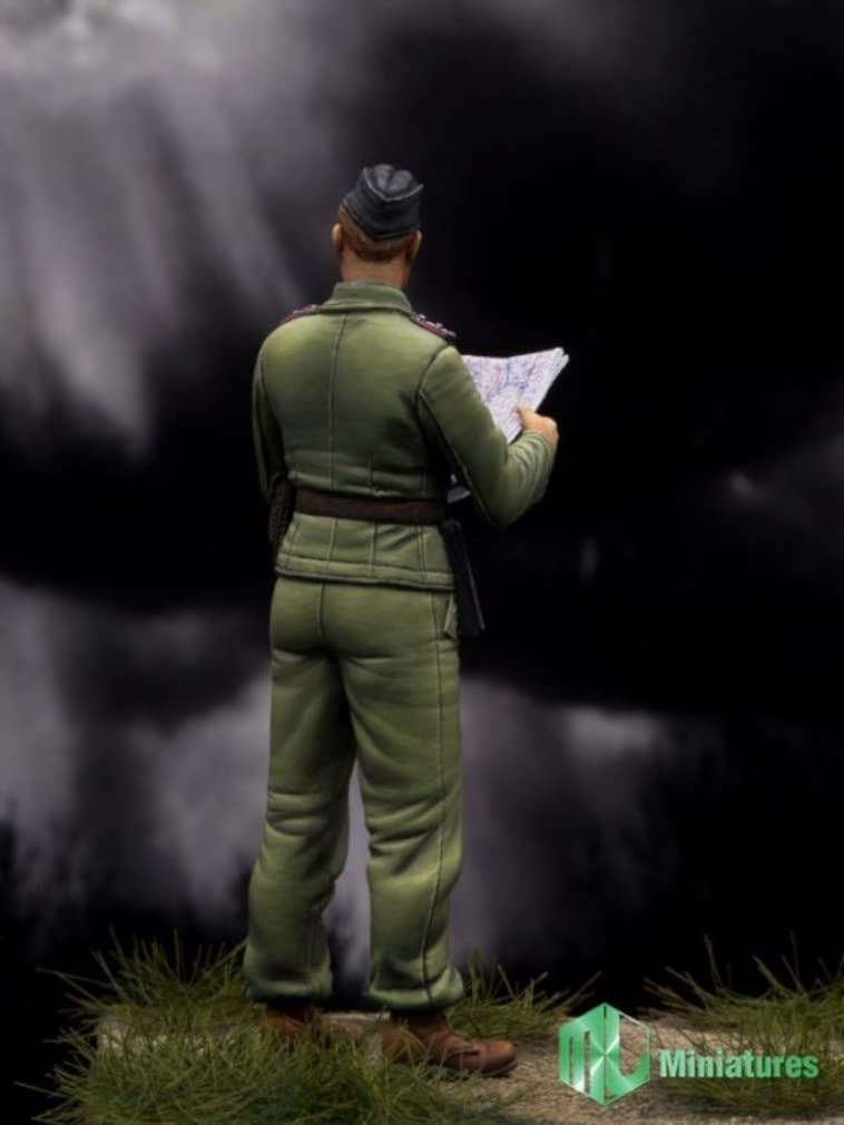 Tri Factory Серия фигурок MJ Вторая мировая война Немецкий танковый офицер Набор из смолы MJ35005 Формованный цвет 1/35