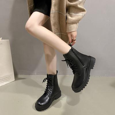 Осенняя и зимняя обувь Классические ботинки на толстой подошве Ретро-ботинки из мягкой кожи Удобные женские ботинки больших размеров