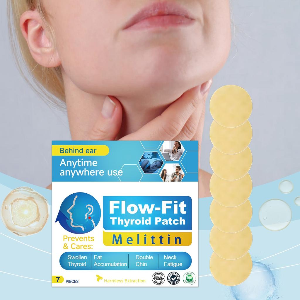 Thyroid Patch Gland Lymph Drainage Effective Heating Neck Sticker Herbal Health Care