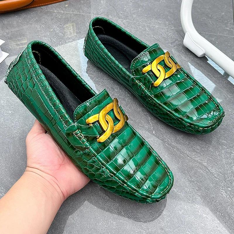 New Loafers Shoes Men Loafers Shoes 2024 Summer Fashion Shoes Men High Quality PU Leather Man Classic Comfy Casual Men Loafers