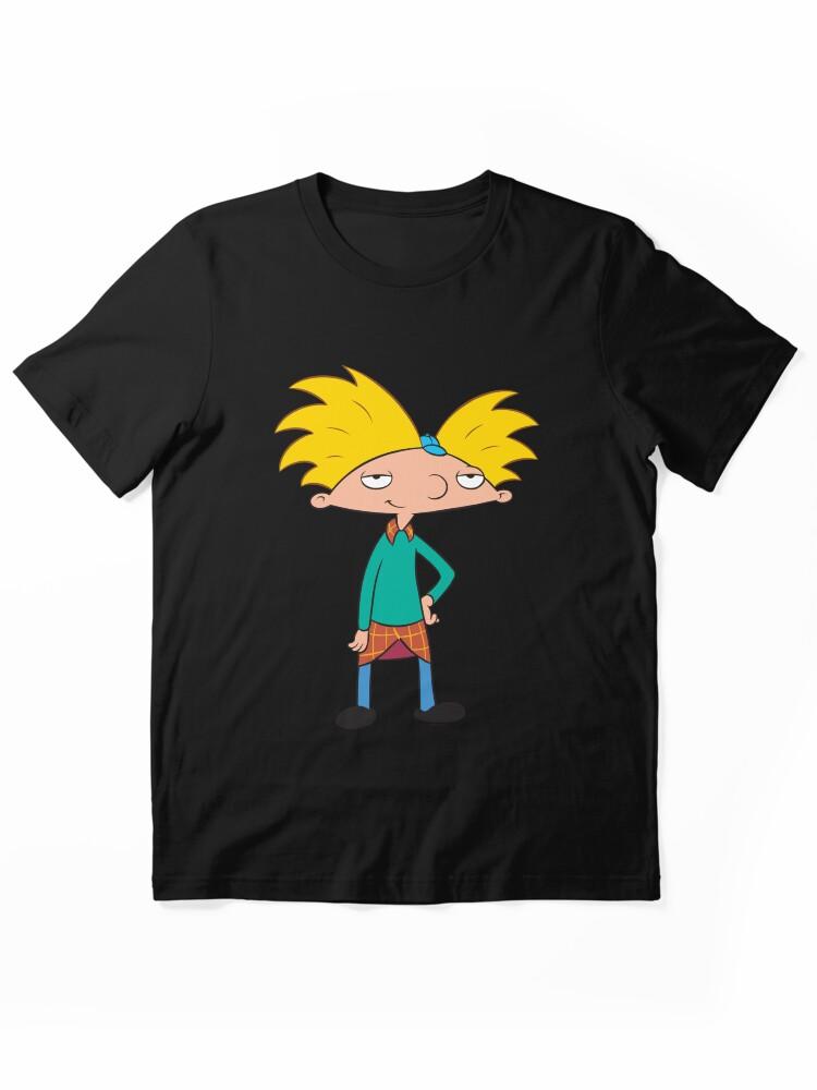 Hey Arnold! Hey Arnold! Iconic Cool Arnold Pose Big Chest Portrait Essential Unisex T-Shirt