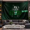 Персонализированный гобелен Sporting CP Поддержка Индивидуальное Имя, Настенное Искусство Домашний Декор