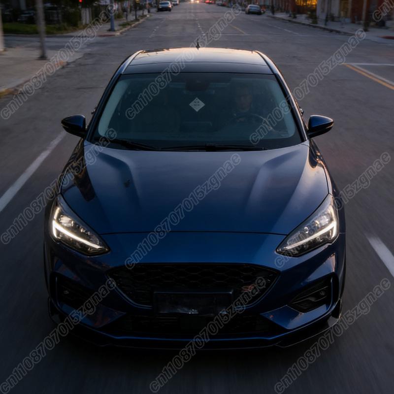 Для Ford ST Line MK4 2018 2019 2020 2021 Авто 3 шт. Спойлер-губа переднего бампера Автомобильный передний сплиттер Декор кузова Комплект для модификации