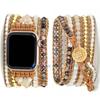 Ремешок Bohemia для Apple Watch Ultra Ремешок 49 мм 44 мм 45 мм 41 мм 42 мм 38 Ручной работы Браслет из натуральных бусин Iwatch Серия 8 7 6 Se 5 3