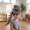 80 см 3D Костюм Черепа Динозавра Реалистичный Хэллоуин Скелет Динозавра Тематический Костюм для Ролевых Игр Для Взрослых и Детей