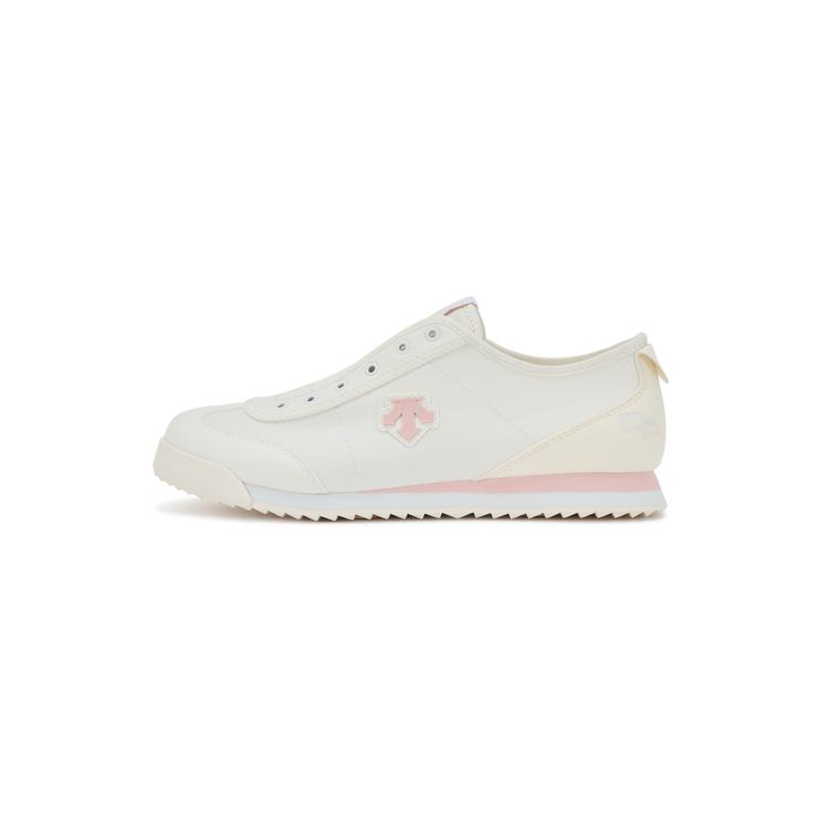 Descente Chron Tempo T Shoes Comfortable Versatile Durable Low-Top Casual Shoes Women sneaker White D5232LSN25-OW
