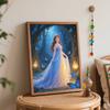 Disney Принцесса масляная живопись ручная роспись раскраска картина ручная работа DIY домашний декор подарок
