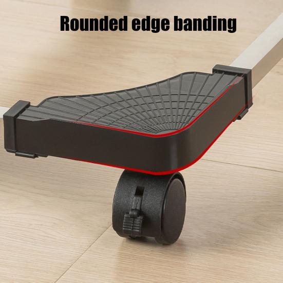 Мобильная подставка для процессора, регулируемая компьютерная стойка с 4 фиксирующими колесами, легко