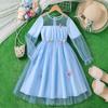 Платье без рукавов для девочек, летнее детское модное платье принцессы
