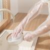 10Pcs/Bag Cpe Extended Disposable Gloves Transparent Non-Slip Acid Work Safety Food Grade Household Cleaning Gloves