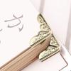 20 шт. Металлический уголок для защиты угла книги Винтажная декоративная накладка на угол для папки-файла, скрапбукинга, альбома, меню
