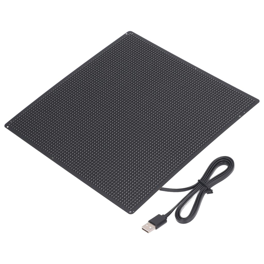 Светодиодная рекламная вывеска, беспроводная передача, программируемая прокручиваемая панель, разрешение 64x64, питание 5 В от USB