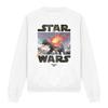 Star Wars Mandalorian Unisex Adult AT AT Attack Grogu Long-Sleeved Sweatshirt