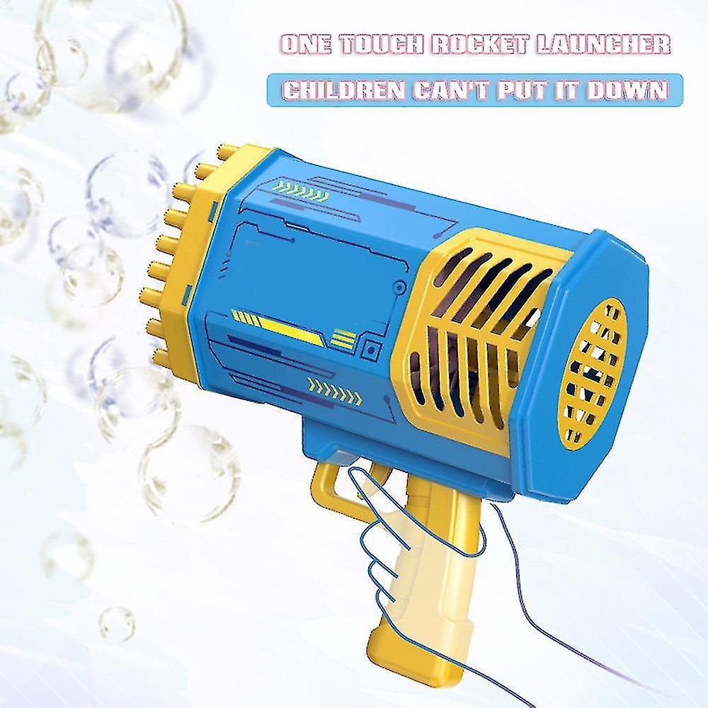 69 Holes Outlet Electric Bubble Machine Handheld Bubble Blower Rechargeable