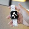 Смоляной ремешок для Apple Watch Ремешок 45 мм 44 мм 42 мм 40 мм 41 мм 45 мм Металлическая пряжка correa браслет iwatch серия 8 7 6 5 4 Ultra 49 мм