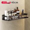 Bathroom Shelf Makeup Storage Organizers Aluminum Shower Shampoo Towel Rack Shelves No Drill Wall Shelf Bathroom Accessories