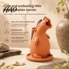 Yoga Room Incense Holder Bathing Men Backflow Holder, Resin Cartoon Horse Burner, Burner Desktop Decoration for Meditation Home Office Relaxing