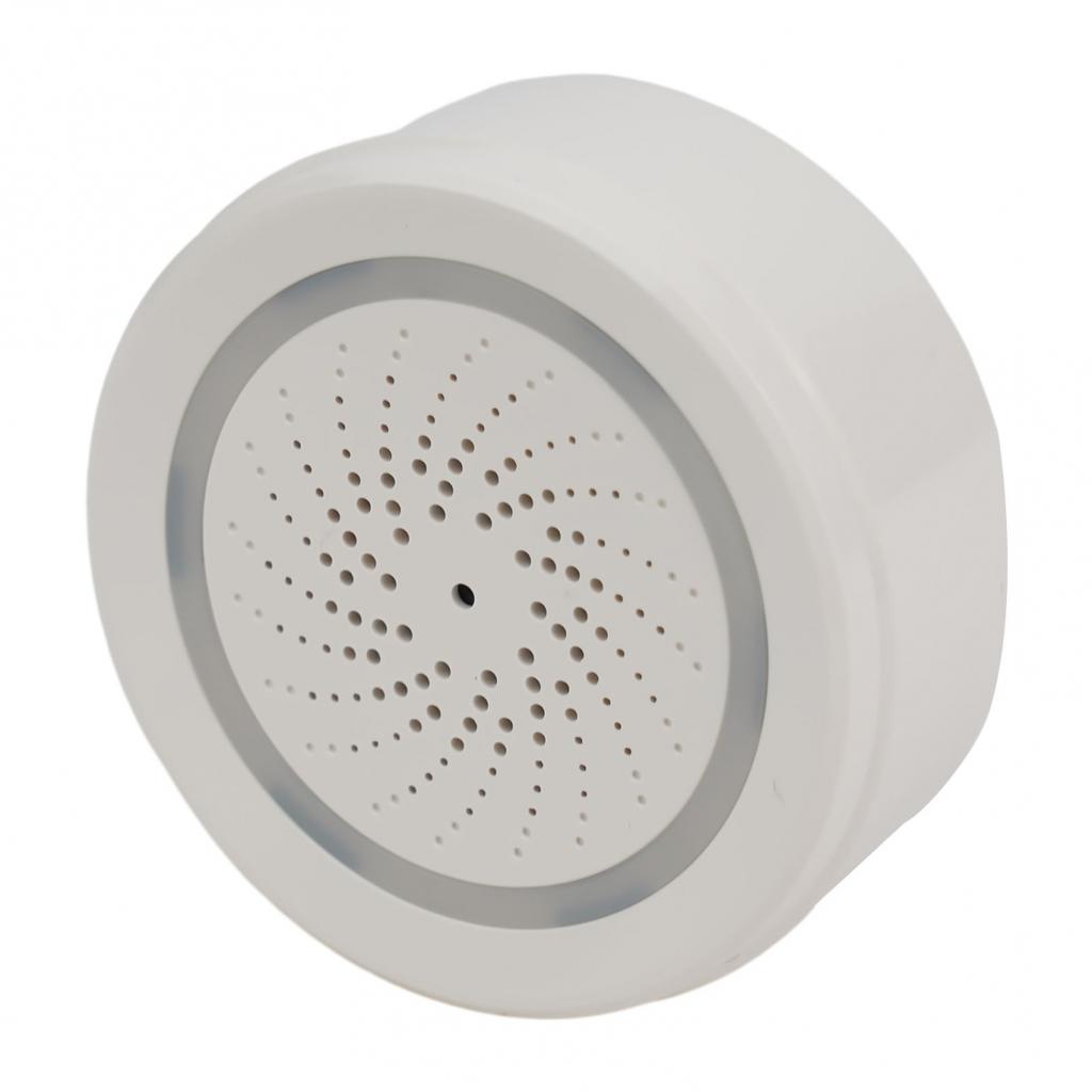 ForTuya WiFi сирена сигнализации 100 дБ с датчиком температуры и влажности стробоскопический свет