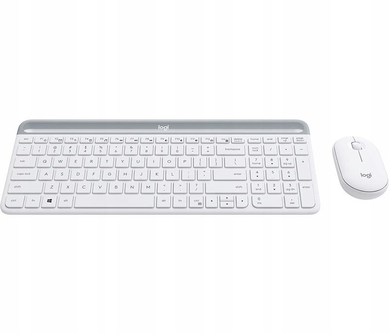 Logitech Mk470 Keyboard Mouse White