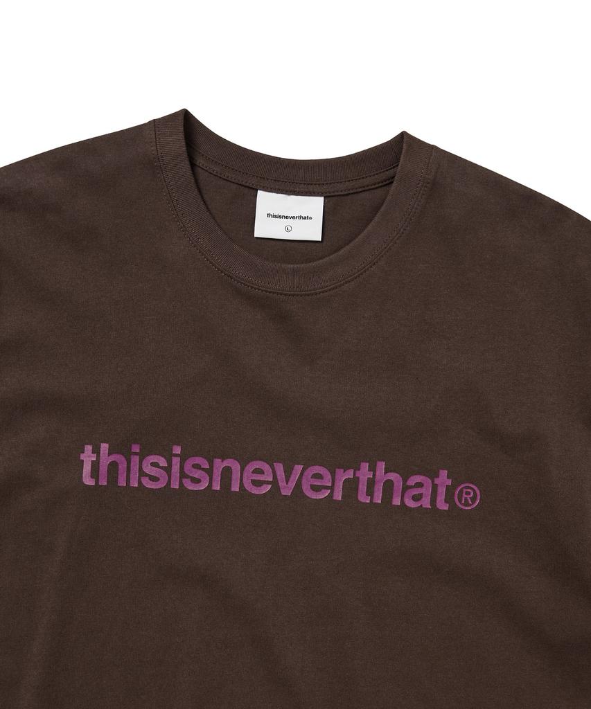 THISISNEVERTHAT Футболка с логотипом T Темный Шоколад
