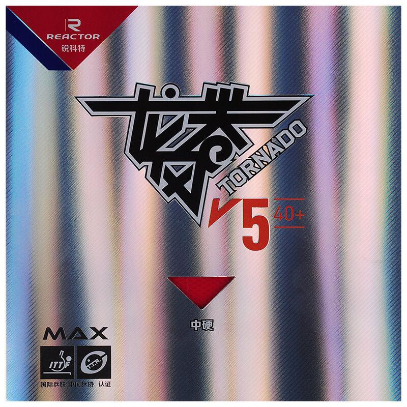 Реактор ТОРНАДО V5 40+ (Липкая петля справа) Резиновая губка для пинг-понга для настольного тенниса с одобрением ITTF
