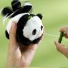 Soft Stuffed Panda Bear Keychain With Wagging Tail Plush Toy Backpack Charm