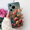 Чехол для Huawei Pura 70 Pro Plus, цветной чехол с рисунком цветов, мягкий тонкий чехол для телефона для Huawei Pura 70 Ultra Pura70 Pro 5G
