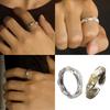 Retro Styles Zinc Alloy Rings Featuring Intricate Carvings and Comfortable Fit Portable for Fashion Enthusiasts Wear