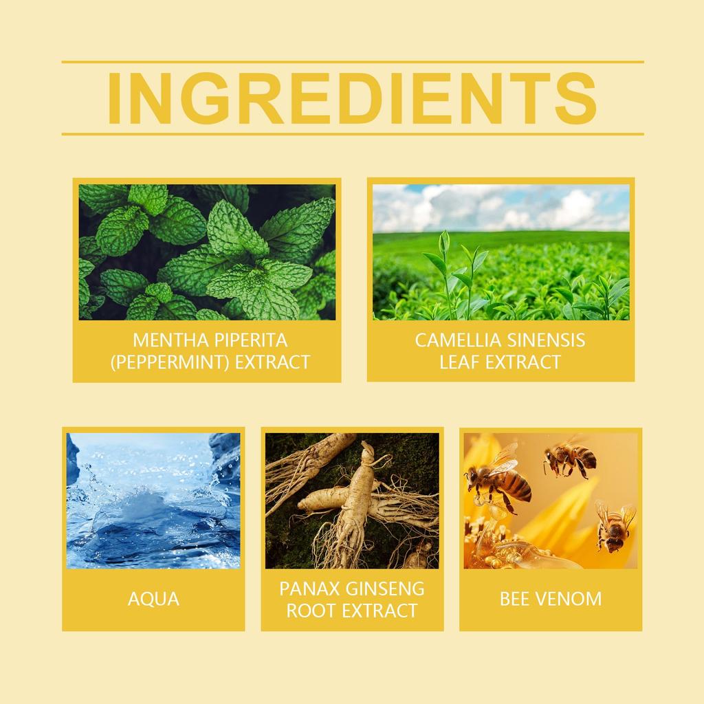 MenTherm Bee Gynecomastia Heating Oil, New Men Bee Oil, Eliminates Excess Breast Tissue, Strengthen Chest Muscles 15ml