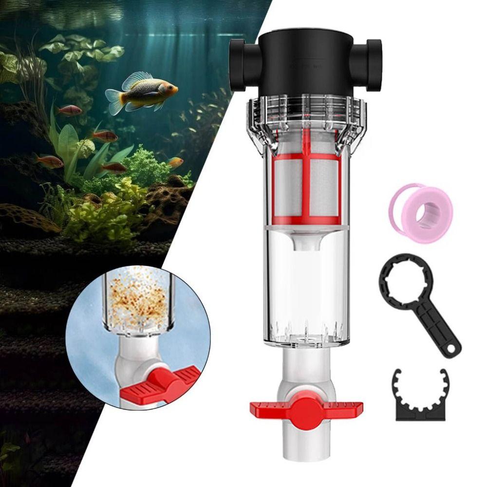 Built-in Fish Tank Filter Filtration Fish Waste Collector New Aquarium Filter Fish Tank