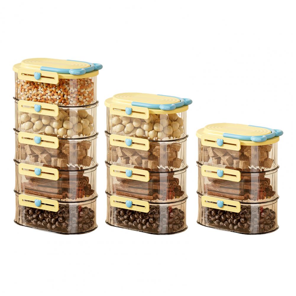 Кухонная полка для специй Герметичные контейнеры для специй Компактный набор для хранения специй с герметичными банками и контейнерами Эффективно организуйте специи