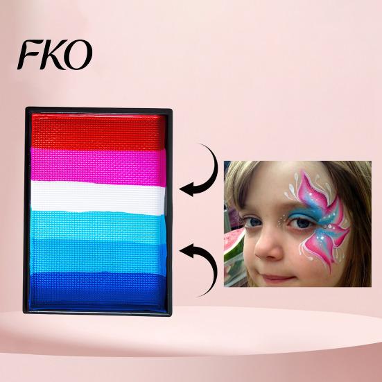 High Pigment Body Paint 50G Rainbow for Face Painting, Makeup Easy Blend Halloween Party Cosplay, Washable Kids Adults Performance