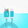 USB-зарядка Нейлоновый плетеный кабель для передачи данных Android-телефона Быстрая зарядка 2А Черный Синий Розовый Красный Серебристый Золотой 1м 2м
