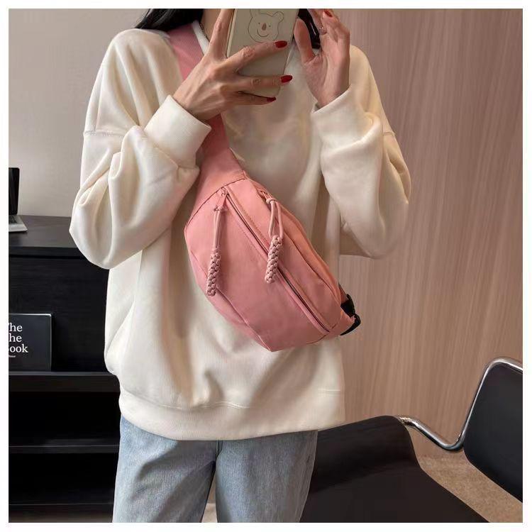 Трендовая универсальная сумка кроссбоди 2025 - Стильная нагрудная и спортивная поясная сумка большой вместимости для студентов