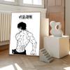 Принты Jujutsu Kaisen Постер Аниме Фигурка Итадори Юджи Годжо Сатору Фушигуро Тоджи Холст Живопись Домашний Декор Арт Постер-без рамы
