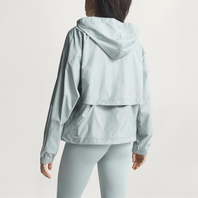 adidas Гипергламурная ветровка, водостойкая, спортивная, для фитнеса, с капюшоном, с длинным рукавом, женская куртка, KC7654