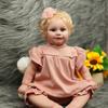 50cm Lovely New Reborn Maddie Girl Doll with Rooted Blonde Hair Soft Cuddle Body Toys