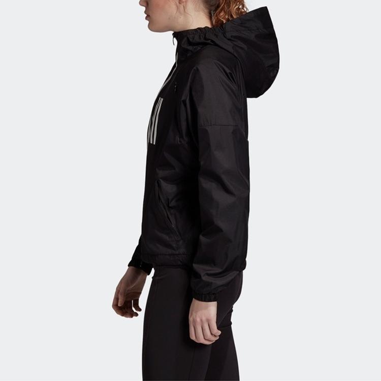 Adidas Hooded Sports Jacket For Women Black DZ0034