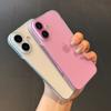 Чехол-полуобертка для iPhone 16 15 14 13 12 11 Pro Max Plus Mini Полузакрытая Прозрачная Матовая Задняя Крышка Ударопрочный Матовый Корпус
