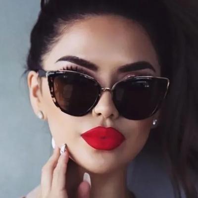 Солнцезащитные очки Cateye, женские винтажные очки с градиентом, ретро солнцезащитные очки «кошачий глаз», женские очки UV400