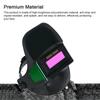 PP Welding Facemask Auto Dimming Welding Helmet Cap Professional Large View Welding Head Mounted Face Protective for Industrial