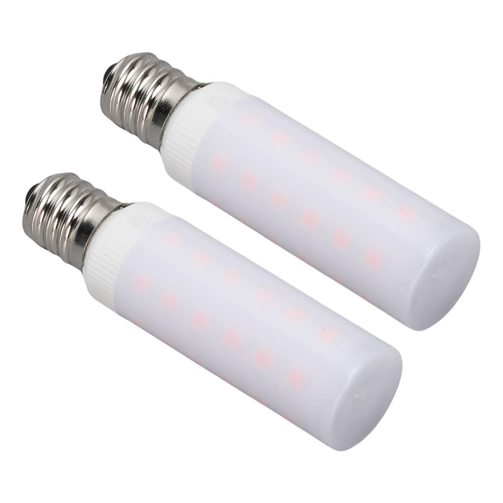 2pcs E12 LED Flame Effect Light Bulb 220LM Flickering Light Bulbs for Home Party Patio Indoor Outdoor Decorations
