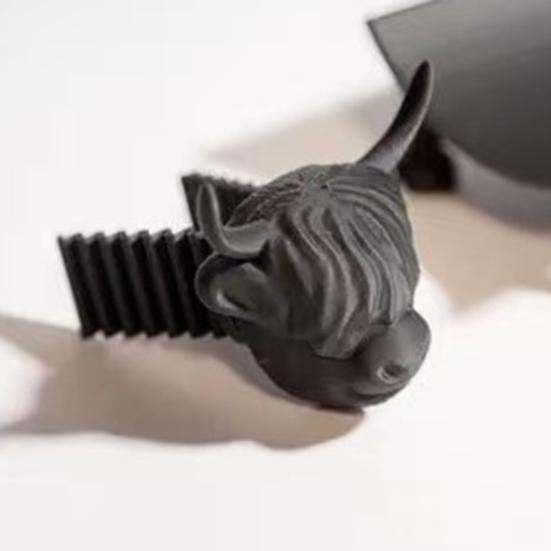 Забавный держатель для туалетной бумаги, простая установка, 3D-печатный дизайн коровы, отдельно стоящий держатель для туалетной бумаги в ванной комнате, органайзер для бумажных салфеток