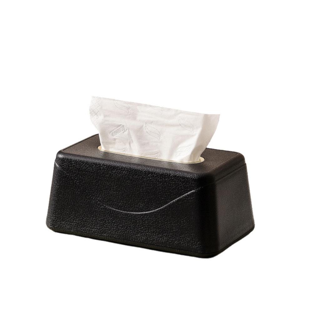 Elegant Tissue Storage Box Large Opening Desktop Tissue Dispenser Napkin Container Office Use