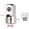 1/4" 3/8" 1/2" Ratchet Wrench Socket Converter Sleeve Head Adapter Chrome Vanadium Sleeve Drive Wrench Transform Joint