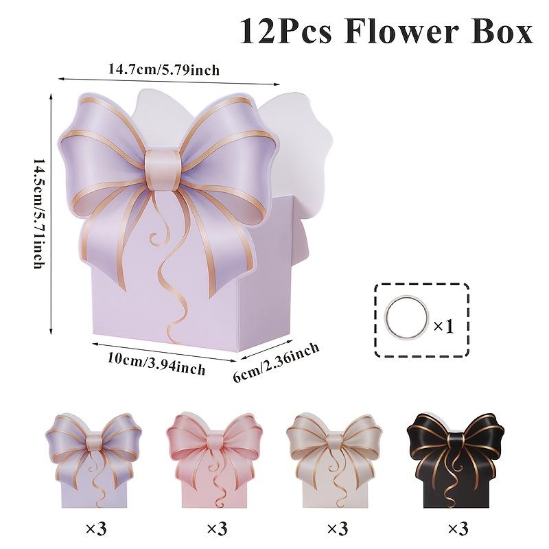WTEMPO Bouquet Display Basket Wedding Floral Arrangement Box Afternoon Tea Dining Table Decor Butterfly Theme Birthday Party Table Centerpiece