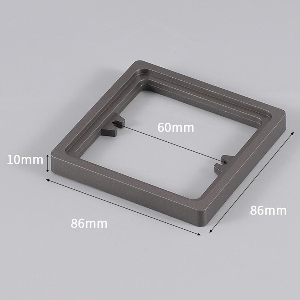 2 шт. Квадратная прокладка для розетки 10 мм Одинарная прокладка для розетки Рамка-пластина Электрическая коробка для проводов Прокладка высоты Ремонт Выключатель Розетка Панель Прокладка