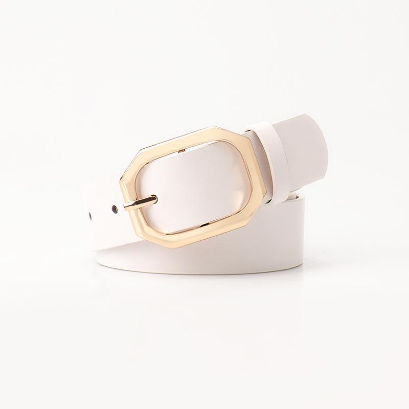 Женский модный ремень с квадратной пряжкой - универсальный декоративный аксессуар